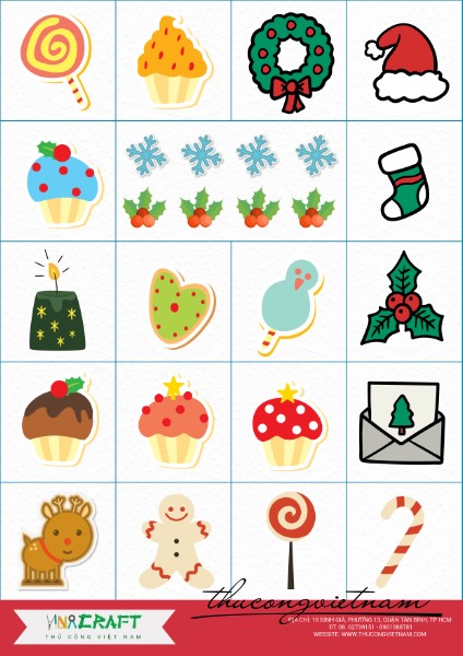 Sticker Giáng Sinh Mẫu 7
